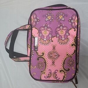 Trina & CO cosmetic toiletry bag with velcro zipper bags inside